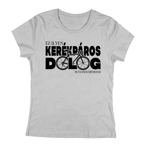 Kerékpáros dolog (Női Szürke)