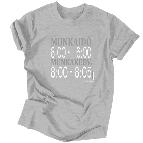 Munkakedv (Szürke)