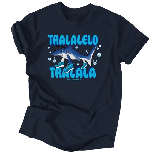 Tralalelo férfi póló (Sötétkék)