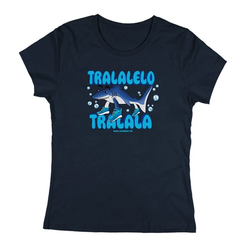 Tralalelo női póló (Sötétkék)