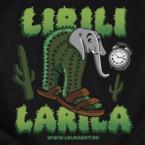Lirili gyerek póló (B_fekete)