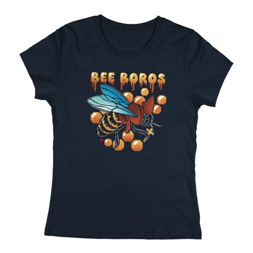 Bee Boros női póló (Sötétkék)