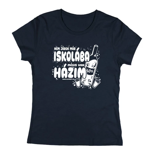 Mégis van házim női póló (Sötétkék)
