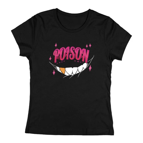 Poison fekete póló (fekete)