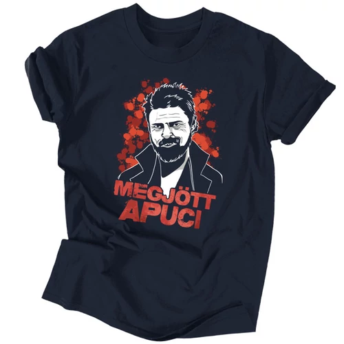 Megjött apuci póló (Sötétkék)