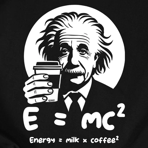 E=mc2 férfi póló (B_Fekete)