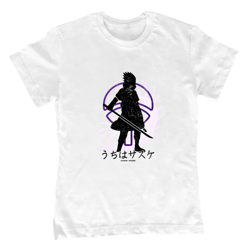 Uchiha Sasuke gyerek póló (Fehér)