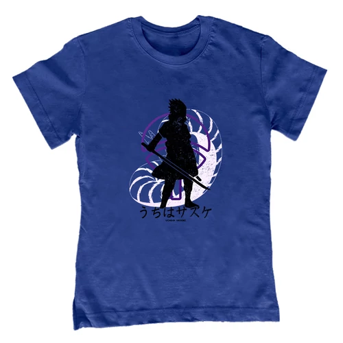 Uchiha Sasuke gyerek póló (Királykék)