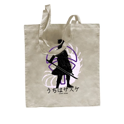Uchiha Sasuke vászontáska (Natúr)