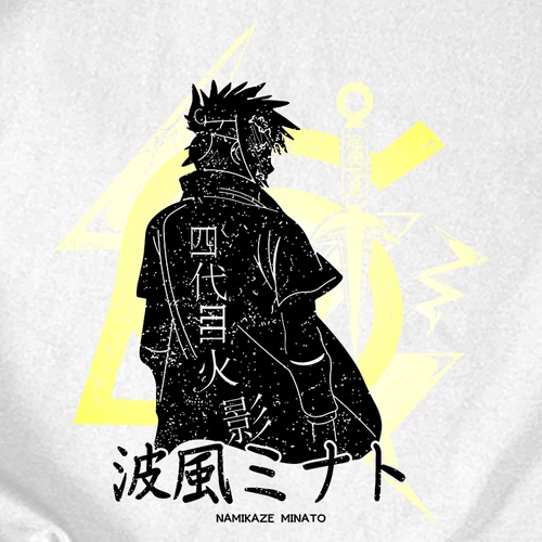 Namikaze Minato pulóver (B_Fehér)