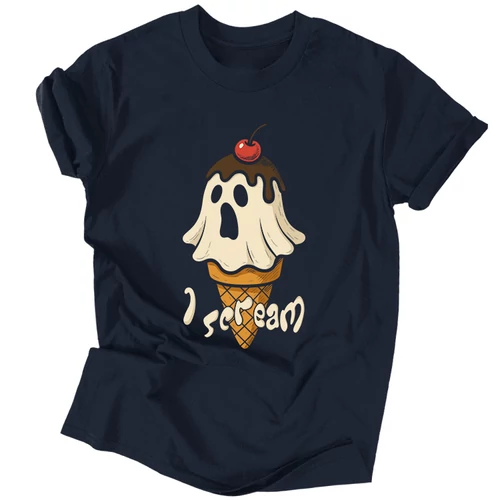 I SCREAM férfi póló (Sötétkék)