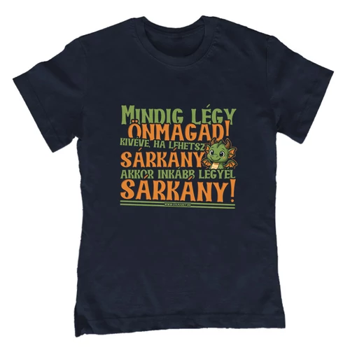 Mindig légy önmagad gyerek póló (Sötétkék)