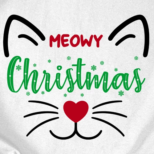  Meowy Christmas póló (B_Fehér)