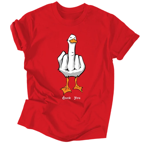D*ck you póló (Piros)
