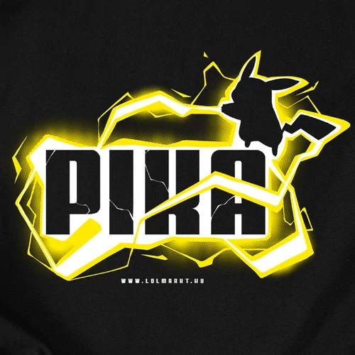 Pika póló (B_Fekete)