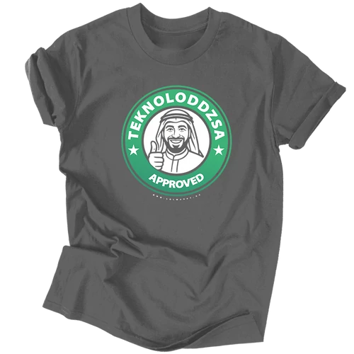 Teknoloddzsa Approved póló (grafit)