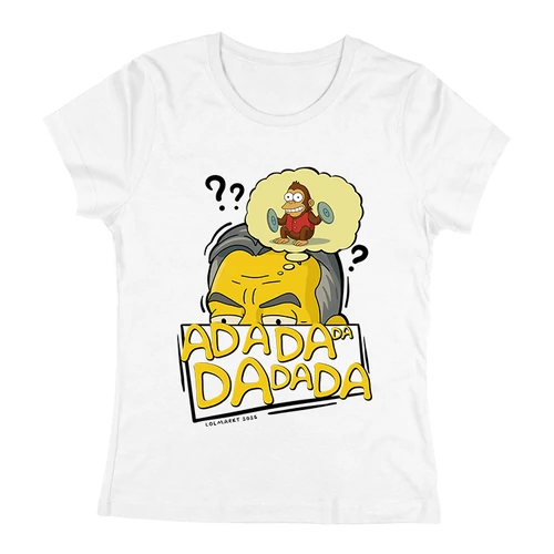 A DA DA DA női póló (fehér)