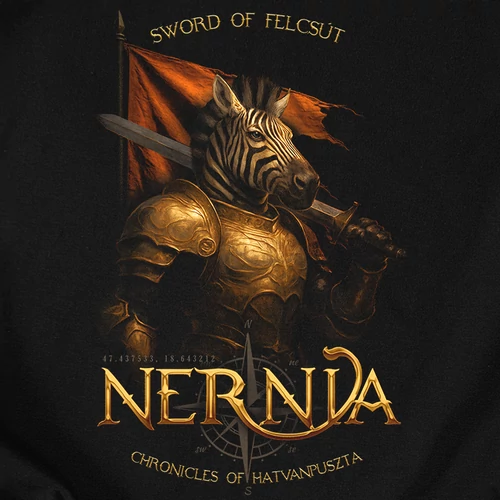 Nernia - Felcsút kardja póló (B_Fekete)