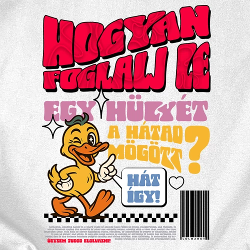 Hogyan foglalj le egy hülyét a hátad mögött? (B_Fehér)