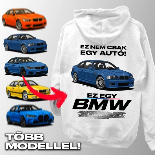 Ez nem csak egy autó |  EZ BMW pulóver (Fehér)