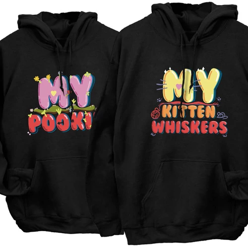 My Pookie and My kitten whiskers Páros pulcsi szett 