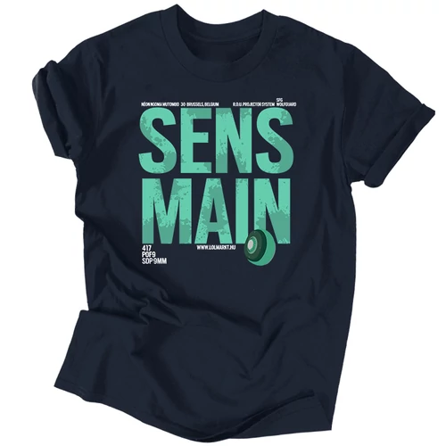 Sens Main férfi póló (Sötétkék)