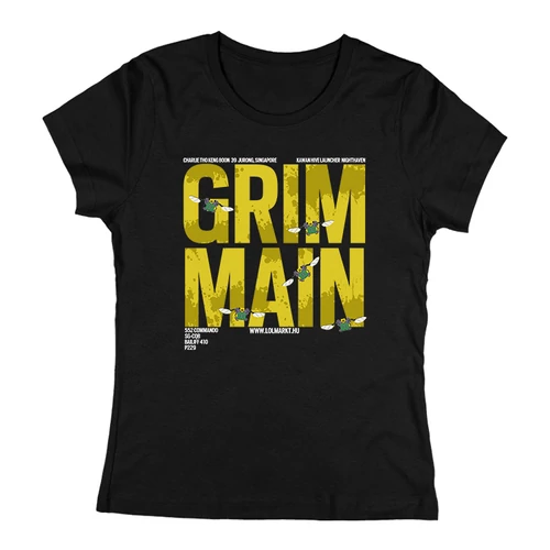 Grim Main női póló (Fekete)
