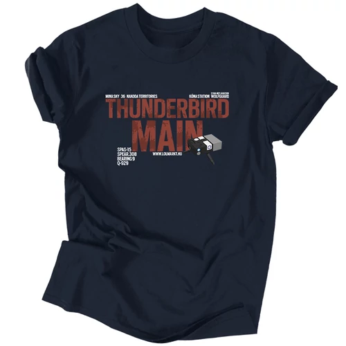 Thunderbird Main férfi póló (Sötétkék)