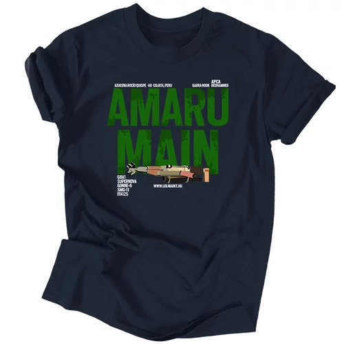 Amaru Main férfi póló (Sötétkék)