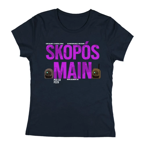 Skopós Main női póló (Sötétkék)