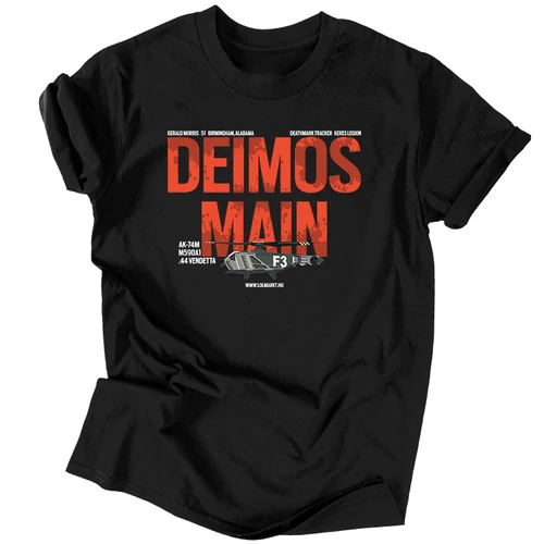 Deimos Main férfi póló (Fekete)