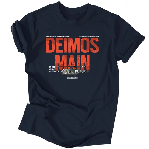 Deimos Main férfi póló (Sötétkék)