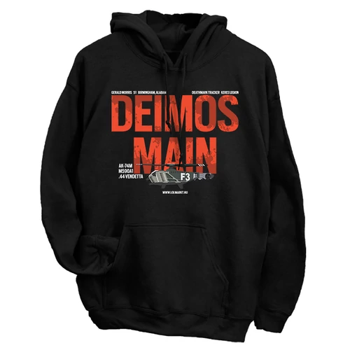 Deimos Main kapucnis pulóver (Fekete)