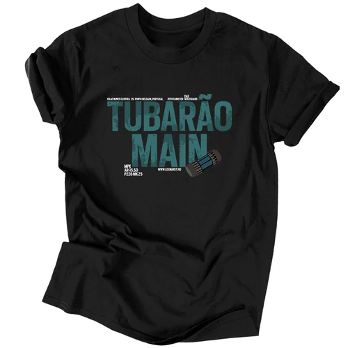 Tubarao Main férfi póló (Fekete)