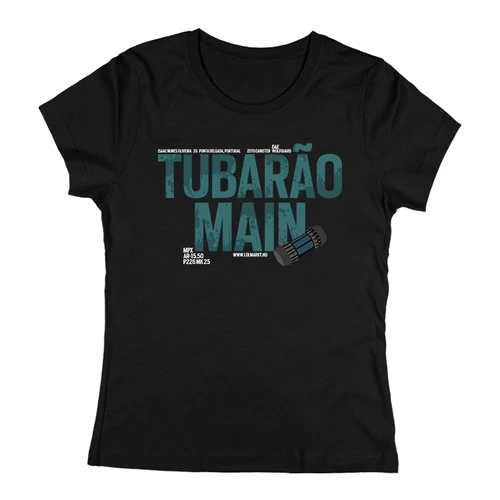 Tubarao Main női póló (Fekete)
