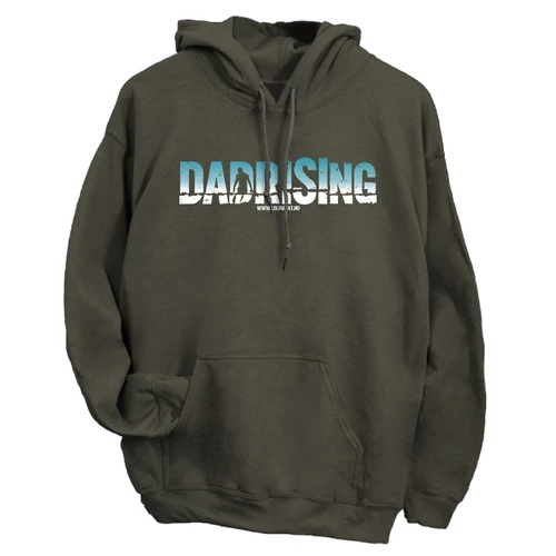 Dad Rising kapucnis pulóver (Grafit)