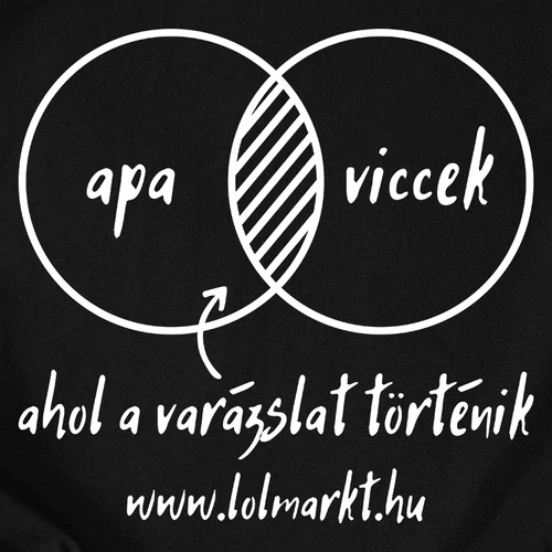 Apa viccek férfi póló (B_Fekete)