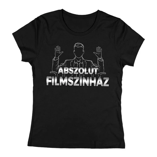 Abszolút filmszínház női póló (Fekete)