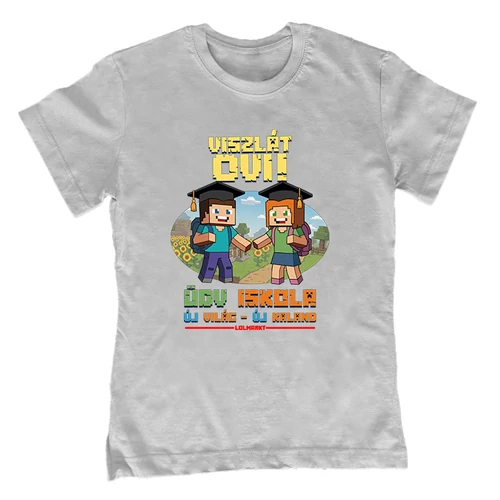 Viszlát Ovi (Minecraft) (Szürke)