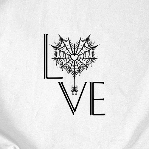 Spider Love páros póló szett (B_Fehér)