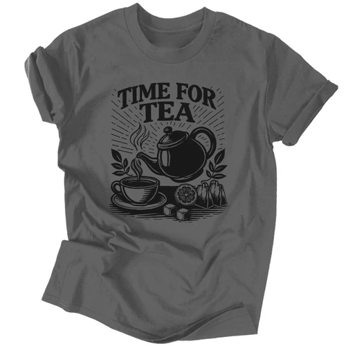 Time for tea póló (FF-grafit)
