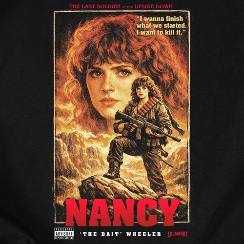 Nancy "The Bait" Wheeler póló (B_Fekete)