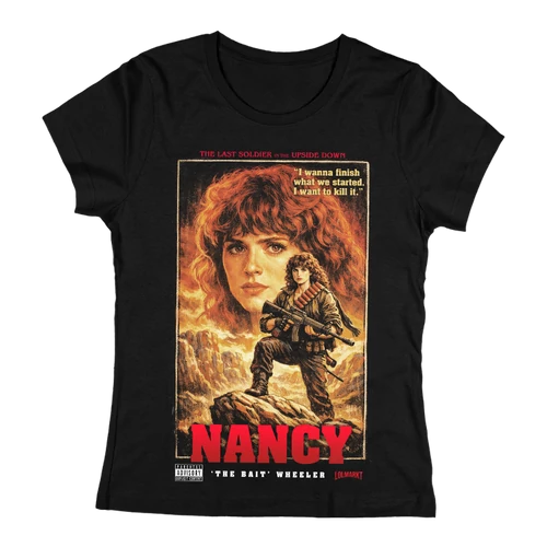 Nancy "The Bait" Wheeler női póló (Fekete)