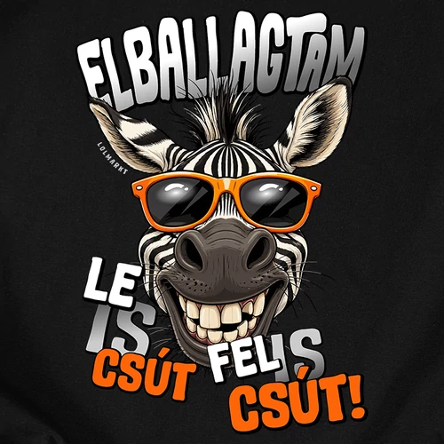 Ballagás 2026 | Le is út, fel is út! póló (B_Fekete)