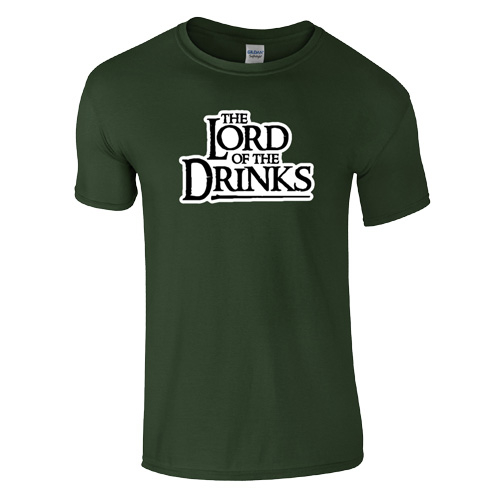 Lord of the Drinks póló (sötétzöld)