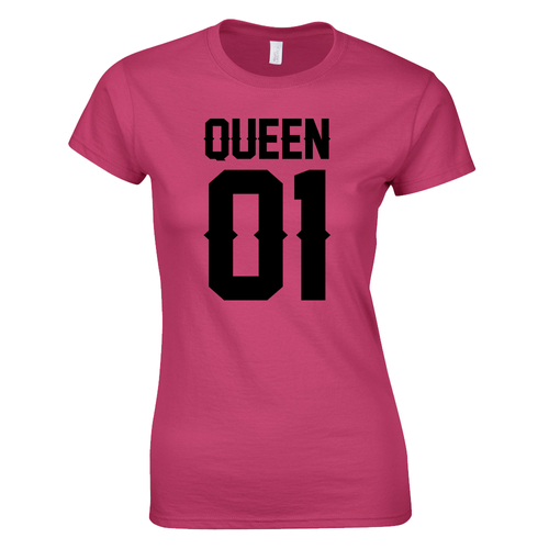Queen 01 női póló (Rózsaszín)