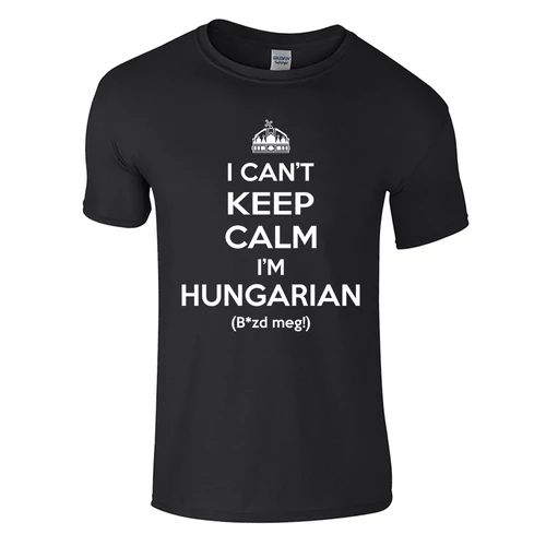 I can't keep calm póló (fekete)