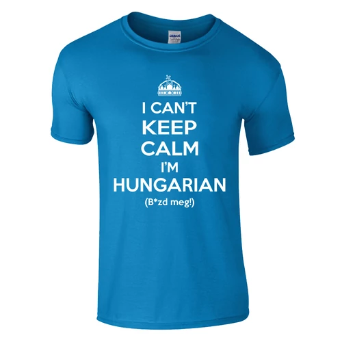I can't keep calm póló (türkiz)