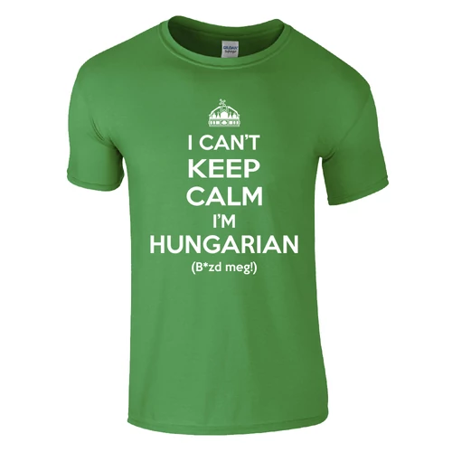 I can't keep calm póló (zöld)