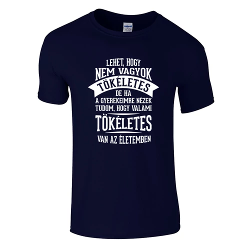 Tökéletes gyerekeim póló (Sötétkék)